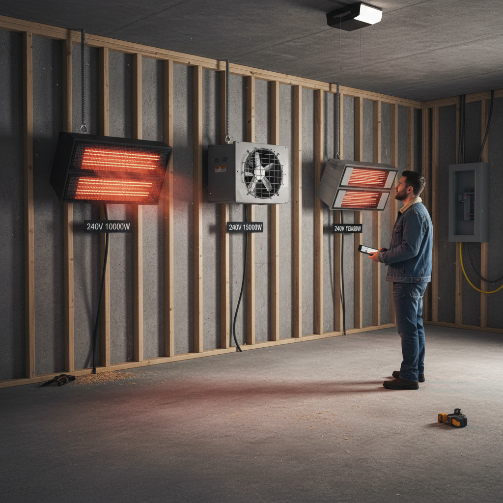 Choosing the Best Electric Garage Heater for Your Uninsulated Space
